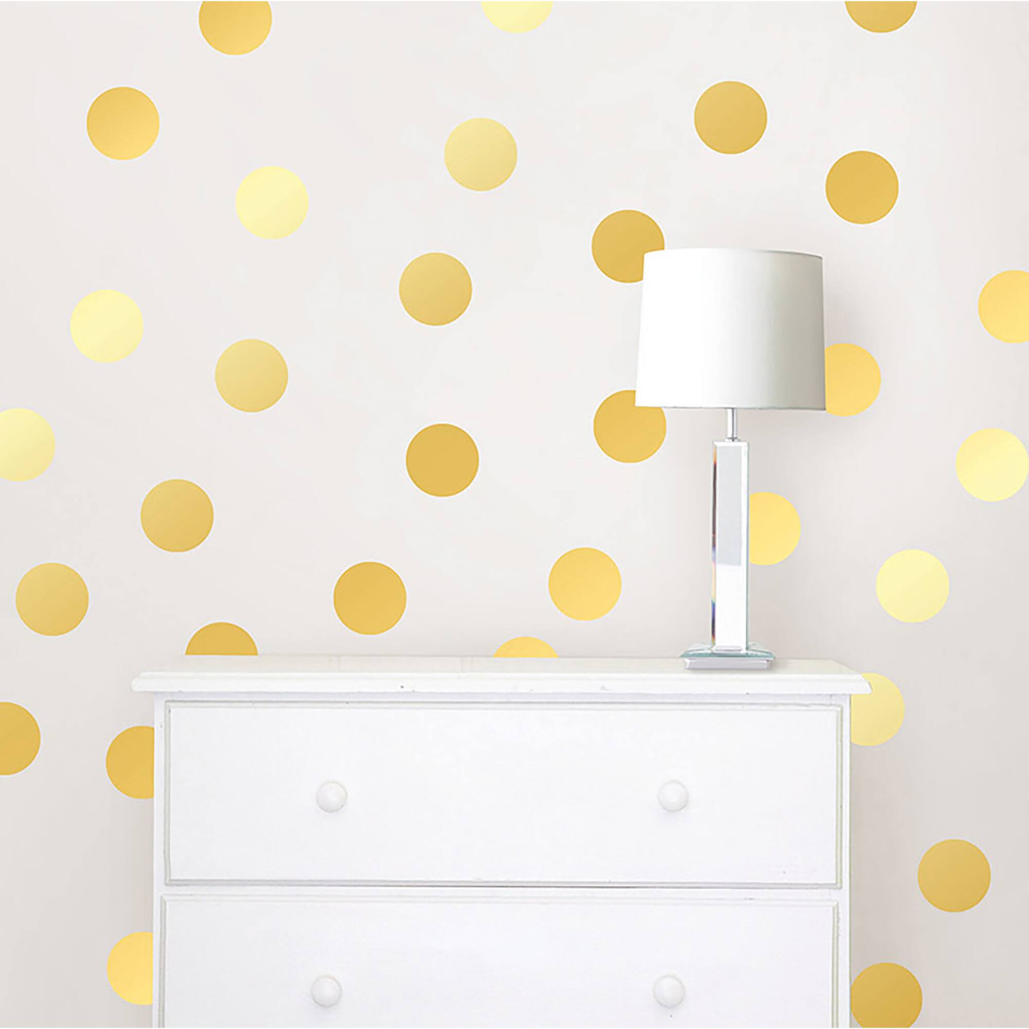 WallPops Gold Confetti Dots Set